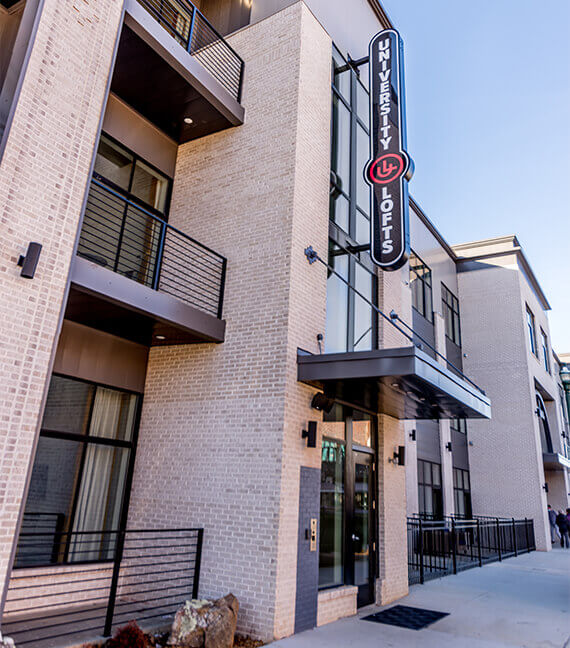 Jetton Multi-Family University Lofts exterior